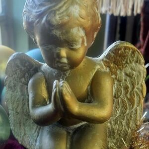 Gold Angel Figurine